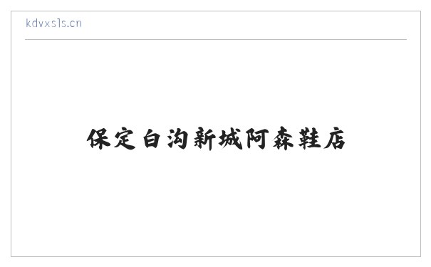 保定白沟新城阿森鞋店 缩略图